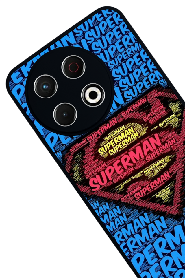 Tecno Spark 30 Pro Uyumlu Yaldizli Cicek Tasarımlı Glossy Premium Kılıf