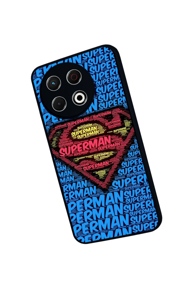 Tecno Spark 30 Pro Uyumlu Yaldizli Cicek Tasarımlı Glossy Premium Kılıf