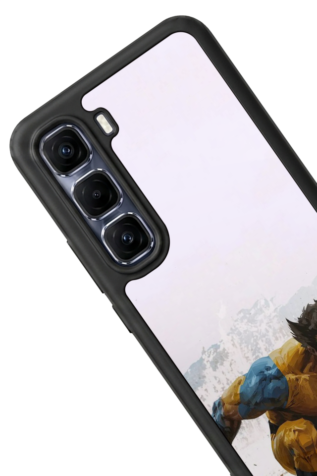 Infinix Hot 60 Pro Plus Uyumlu Wolverine Tasarımlı Glossy Premium Kılıf
