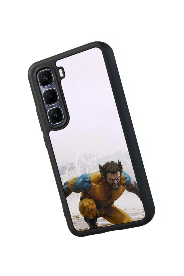 Infinix Hot 60 Pro Plus Uyumlu Wolverine Tasarımlı Glossy Premium Kılıf
