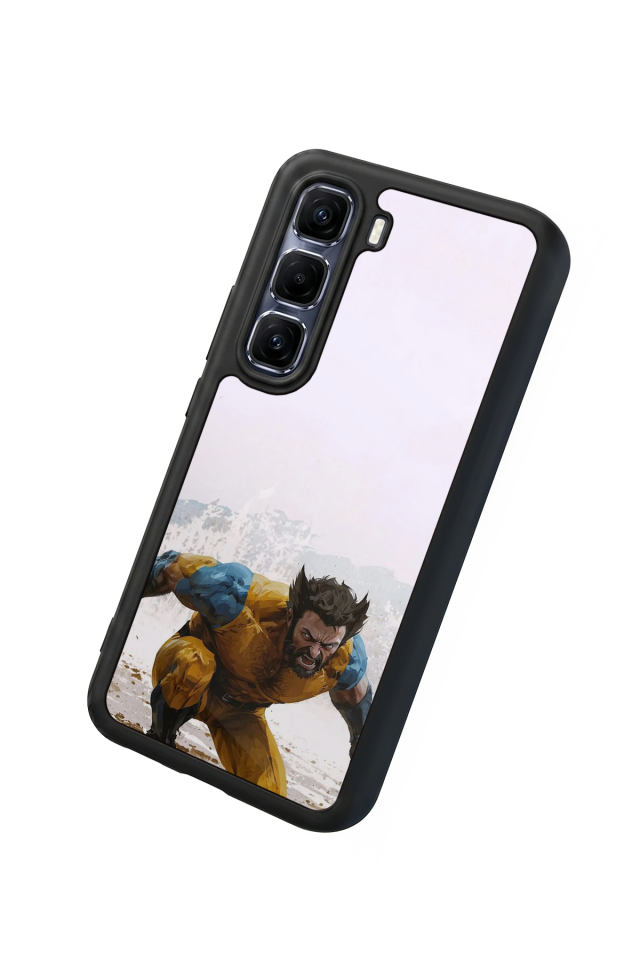 Infinix Hot 60 Pro Plus Uyumlu Wolverine Tasarımlı Glossy Premium Kılıf