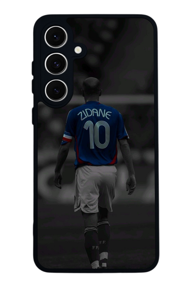 Samsung Galaxy S24 FE Uyumlu Zidane Tasarımlı Glossy Premium Kılıf