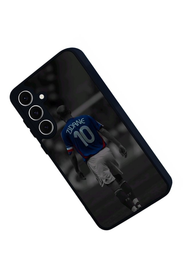 Samsung Galaxy S24 FE Uyumlu Zidane Tasarımlı Glossy Premium Kılıf