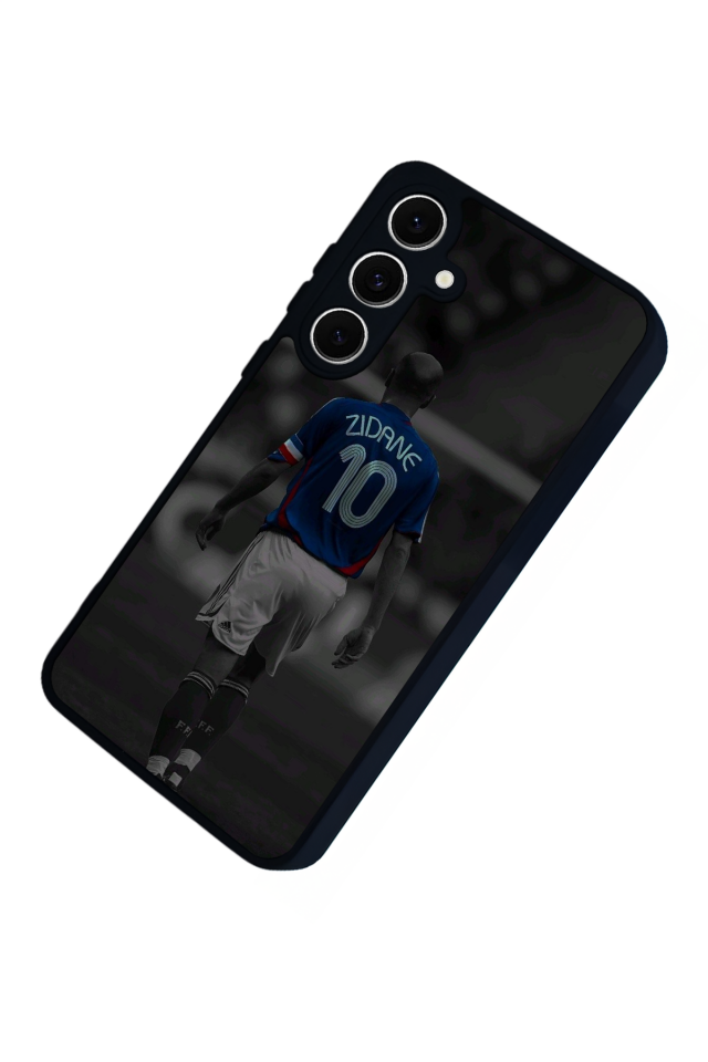 Samsung Galaxy S24 FE Uyumlu Zidane Tasarımlı Glossy Premium Kılıf
