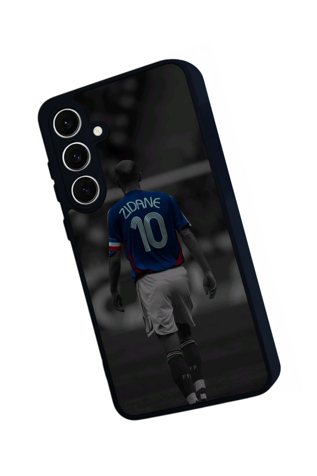Samsung Galaxy S24 FE Uyumlu Zidane Tasarımlı Glossy Premium Kılıf