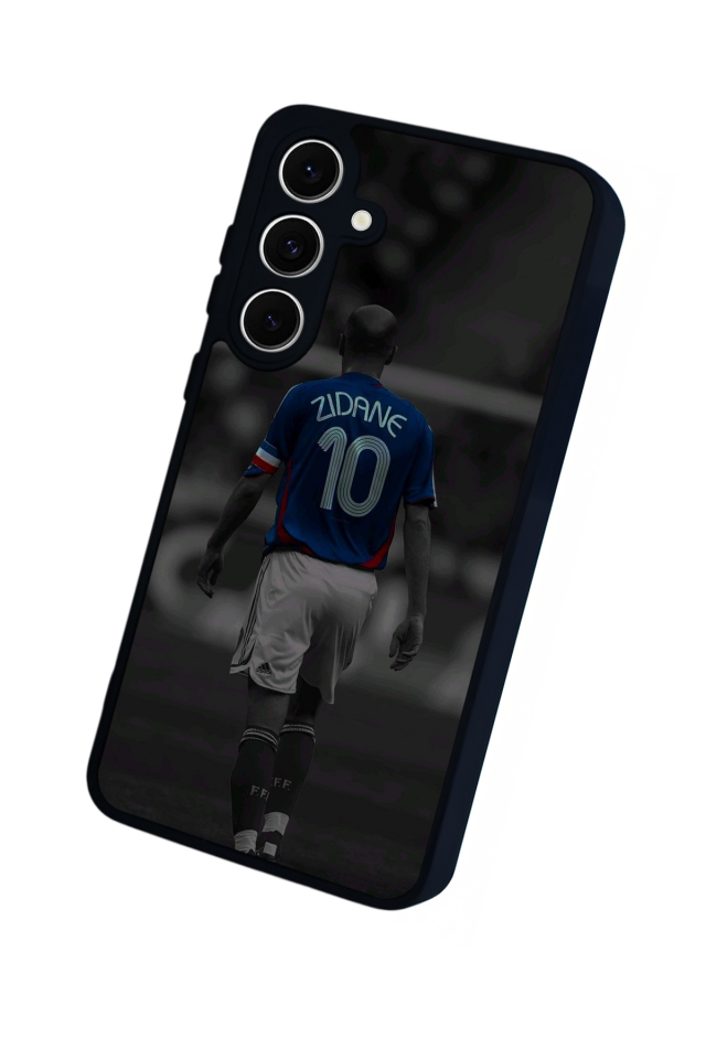 Samsung Galaxy S24 FE Uyumlu Zidane Tasarımlı Glossy Premium Kılıf