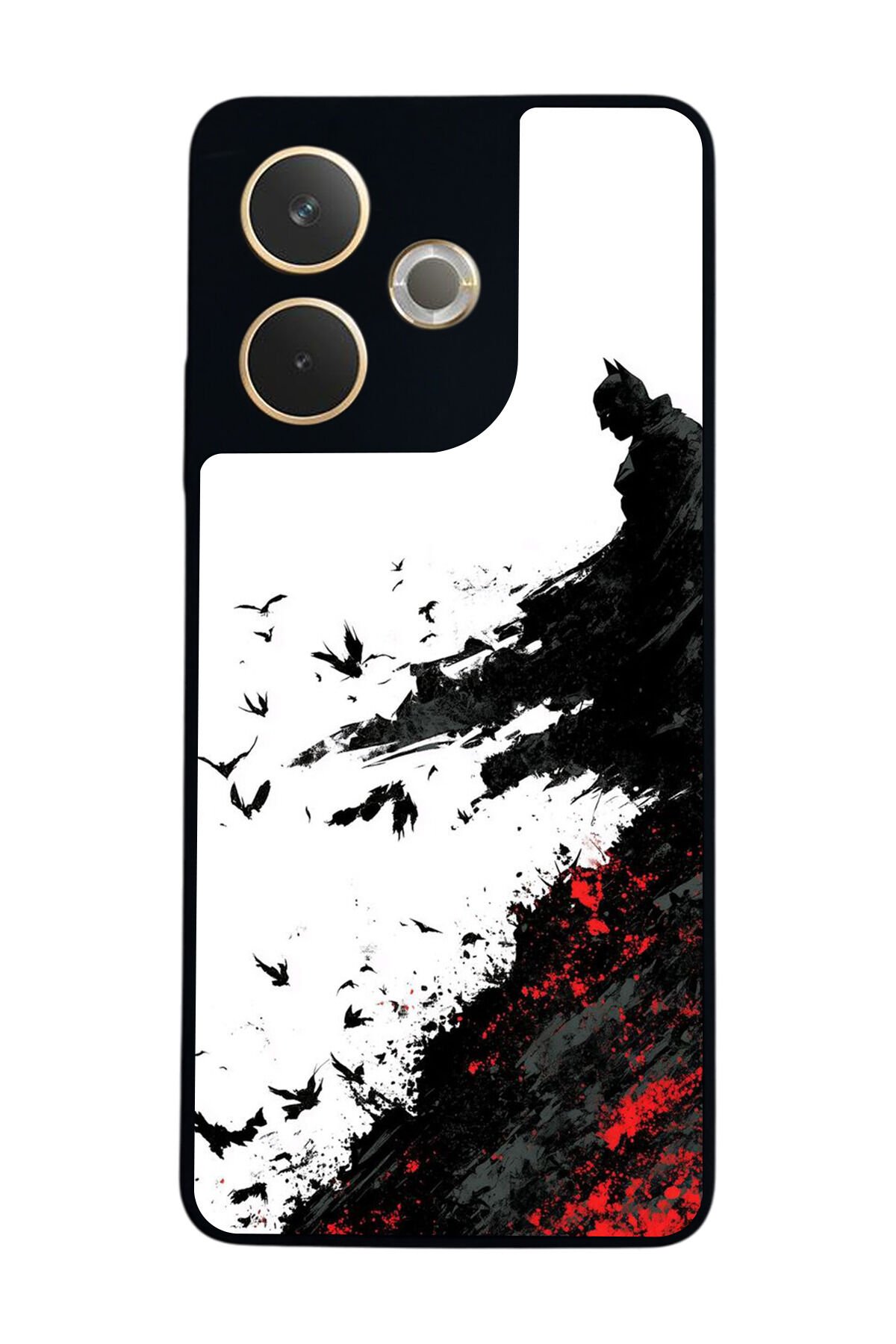 Oppo A5 Pro Uyumlu Batman Tasarımlı Glossy Premium Kılıf