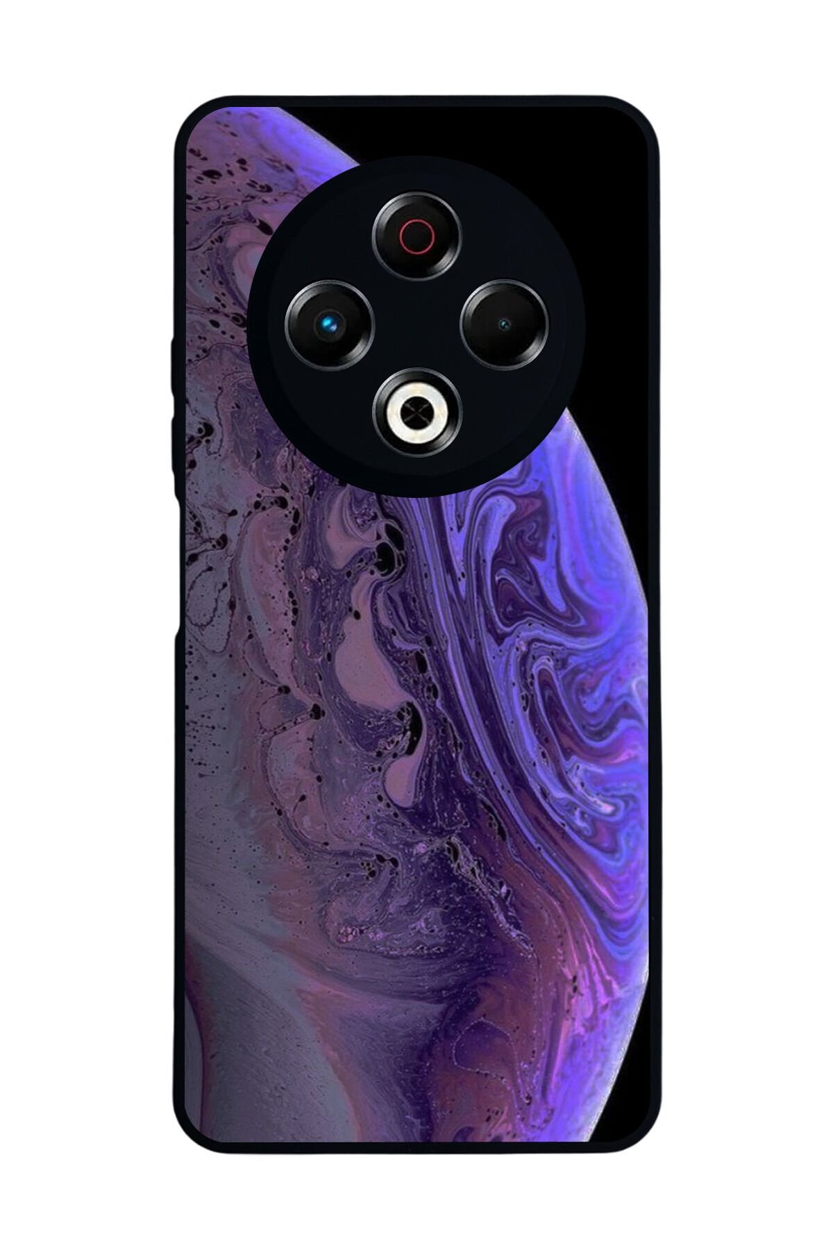Tecno Spark 30 Uyumlu Ay Tasarımlı Glossy Premium Kılıf