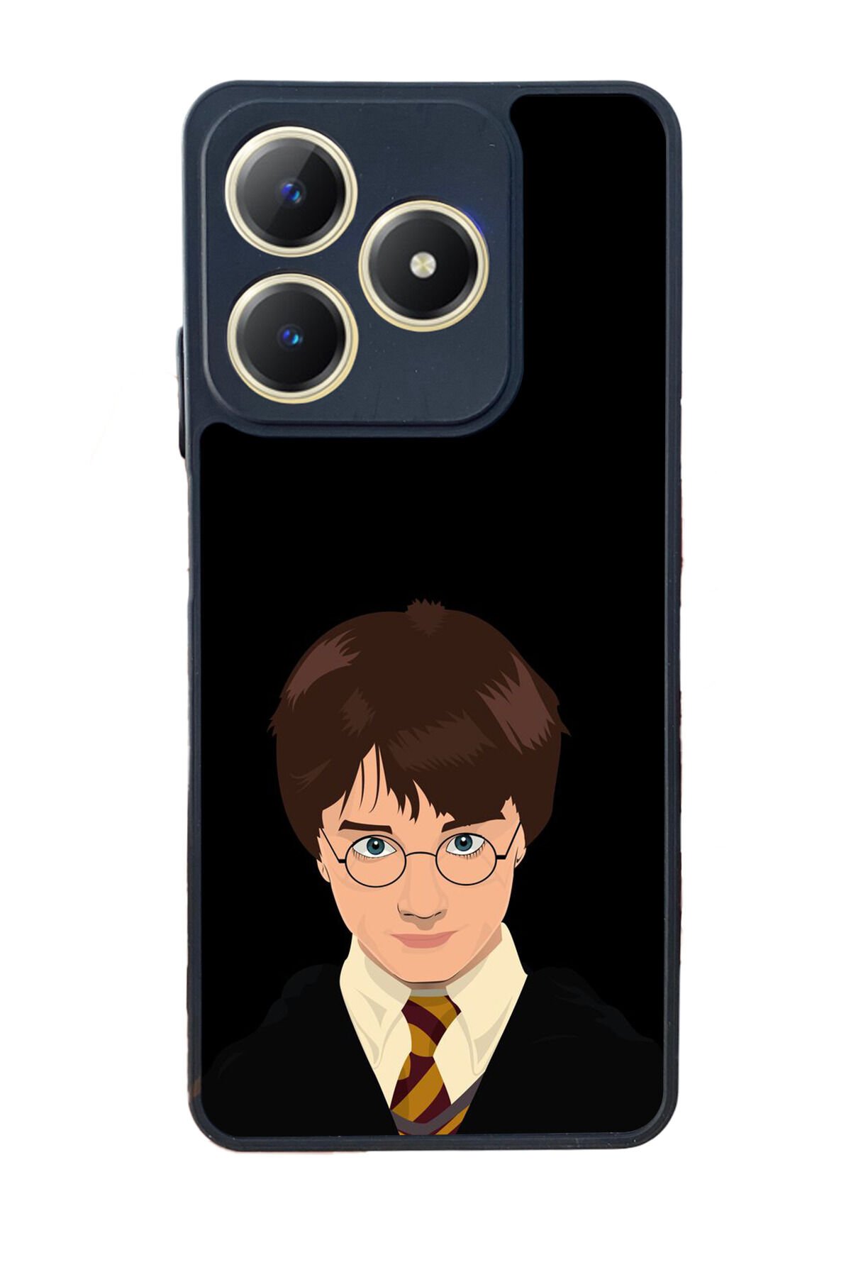 Realme C63 Mat Uyumlu Siyah Kılıf – Yumuşak Silikon, Koruyucu, Şok Emici Kapak