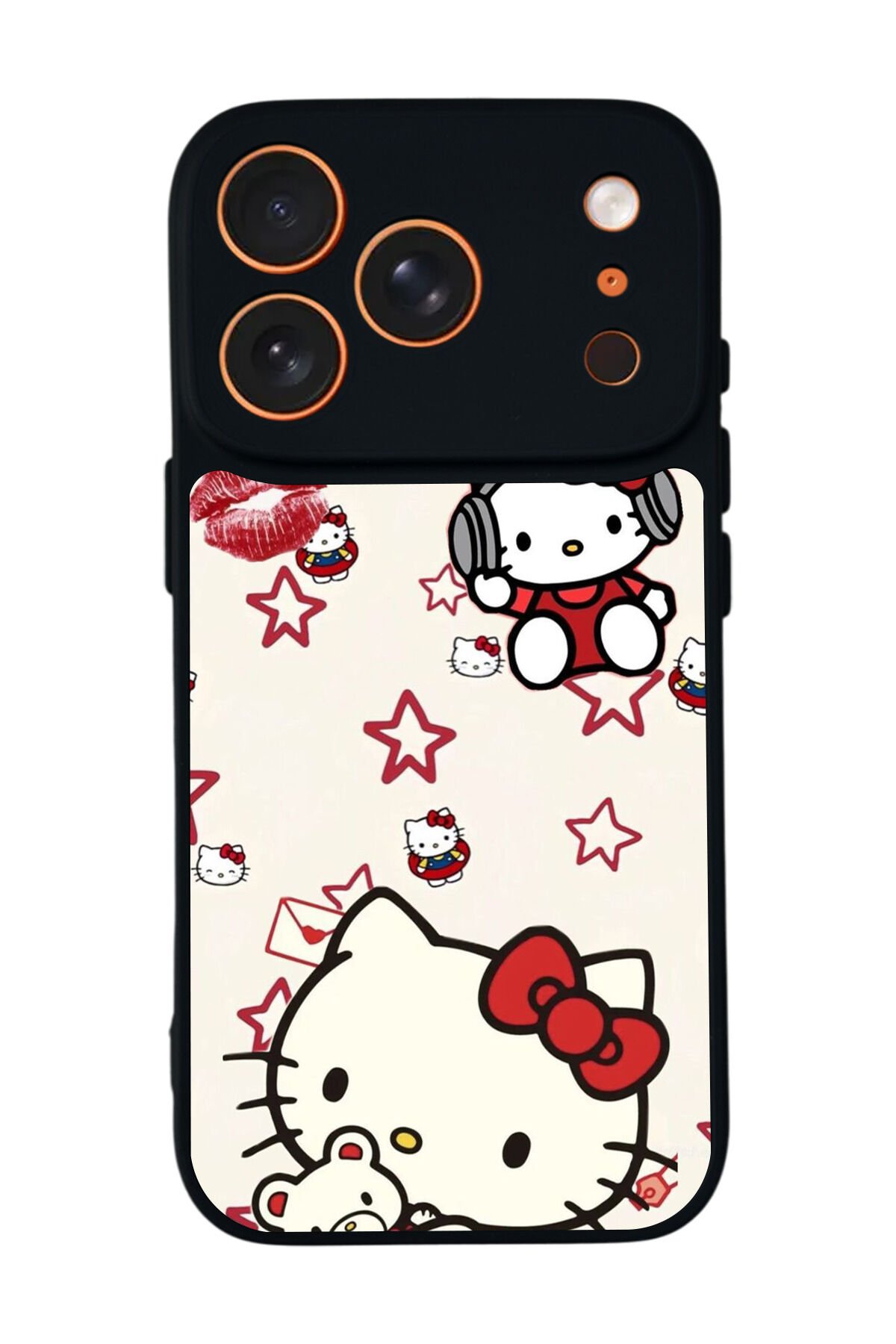 iPhone 17 Pro Max Uyumlu HelloKitty Tasarımlı Glossy Premium Kılıf