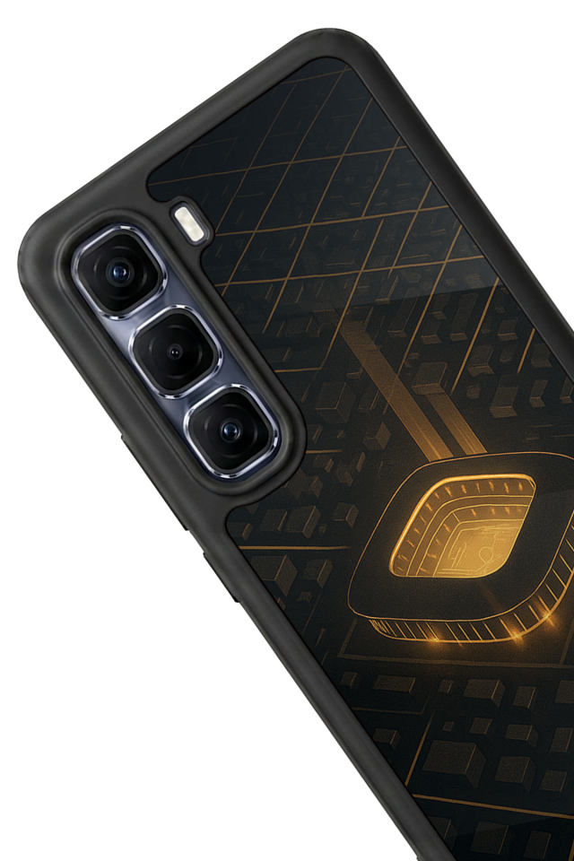 Infinix Hot 60 Pro Plus Uyumlu Aslan Tasarımlı Glossy Premium Kılıf