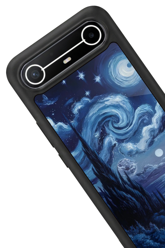 Tecno Spark Slim 5G Uyumlu Ay Tasarımlı Glossy Premium Kılıf