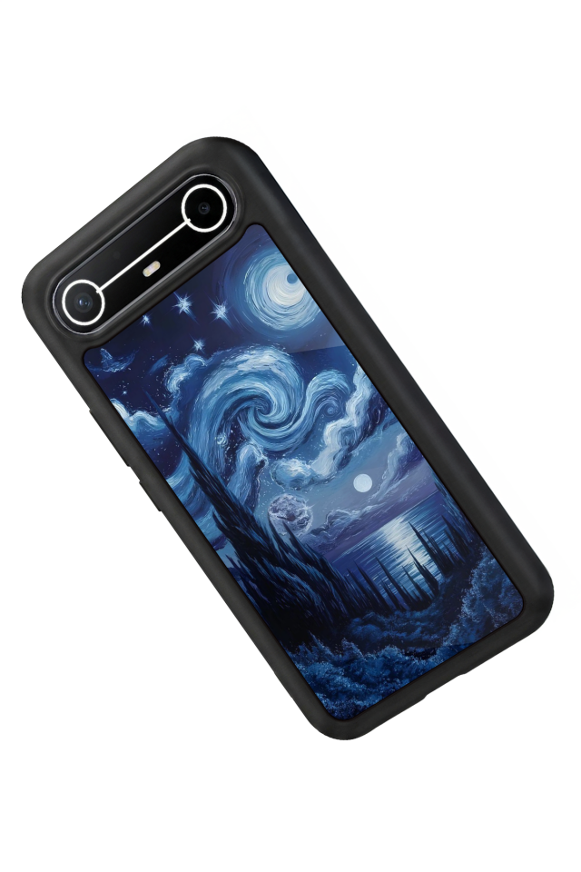 Tecno Spark Slim 5G Uyumlu Ay Tasarımlı Glossy Premium Kılıf