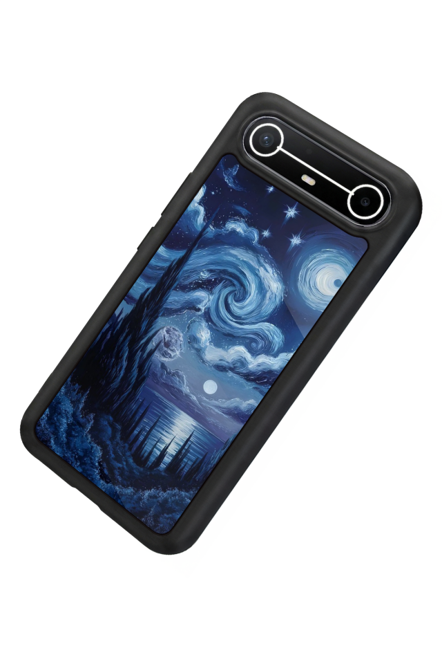 Tecno Spark Slim 5G Uyumlu Ay Tasarımlı Glossy Premium Kılıf