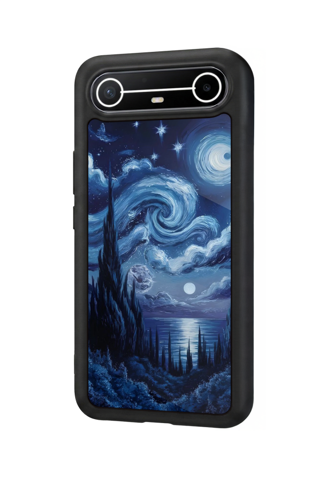 Tecno Spark Slim 5G Uyumlu Ay Tasarımlı Glossy Premium Kılıf