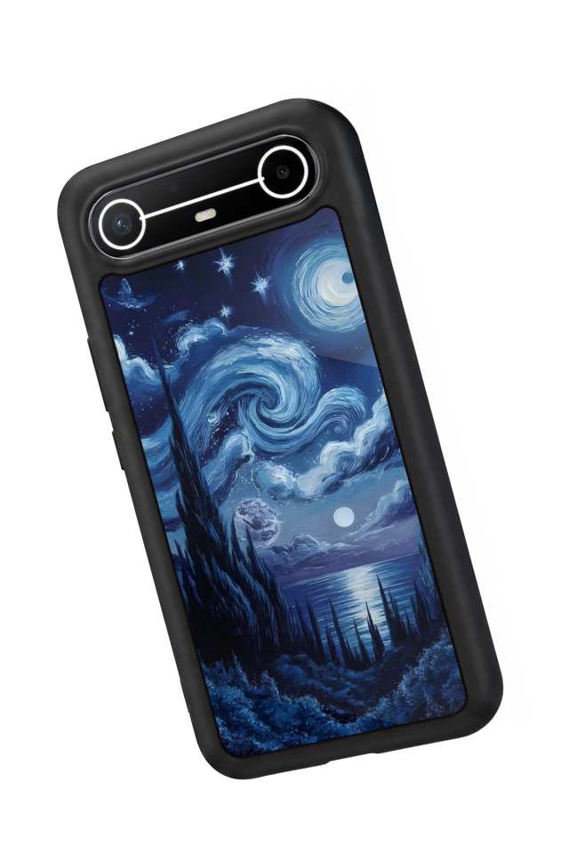 Tecno Spark Slim 5G Uyumlu Ay Tasarımlı Glossy Premium Kılıf