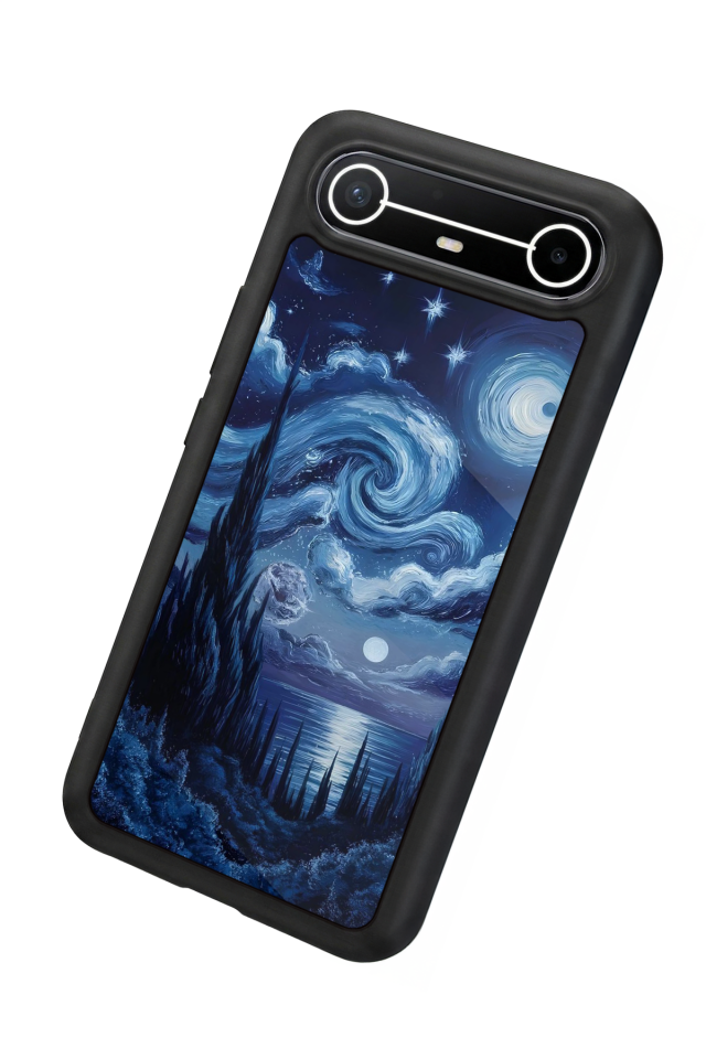 Tecno Spark Slim 5G Uyumlu Ay Tasarımlı Glossy Premium Kılıf