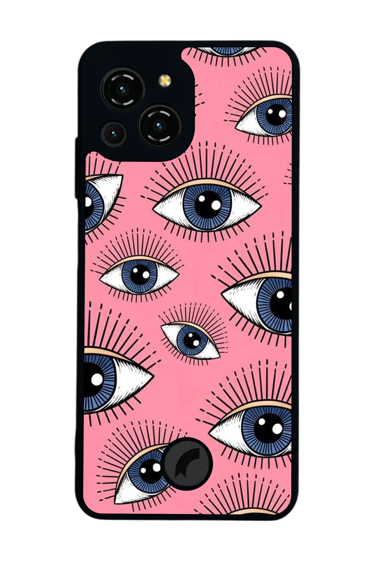 Reeder S23 Pro Max Uyumlu Göz Tasarımlı Glossy Premium Kılıf