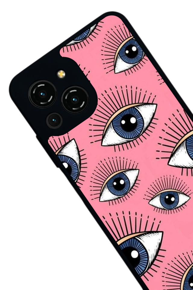 Reeder S23 Pro Max Uyumlu Göz Tasarımlı Glossy Premium Kılıf