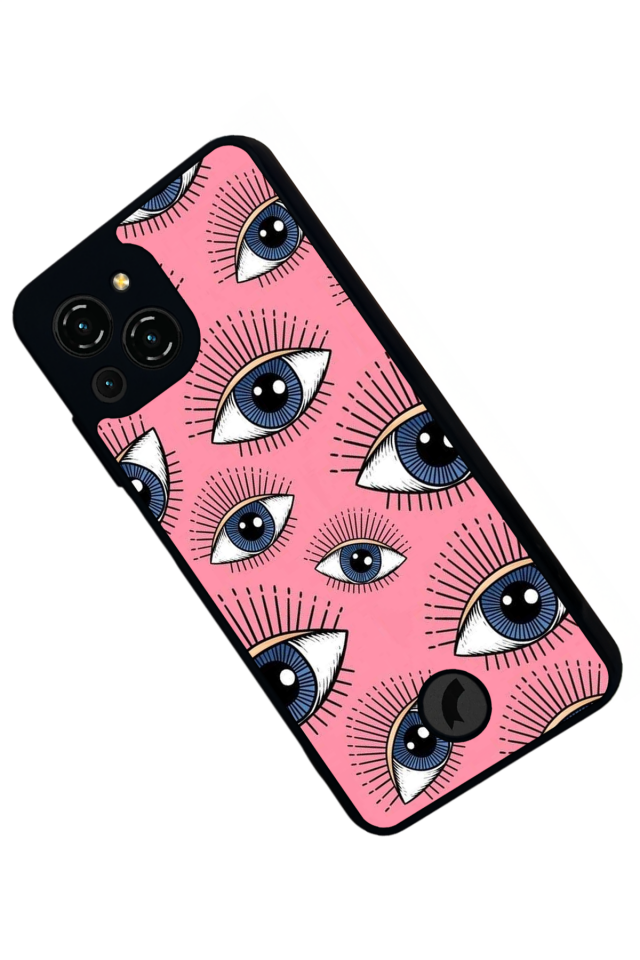 Reeder S23 Pro Max Uyumlu Göz Tasarımlı Glossy Premium Kılıf