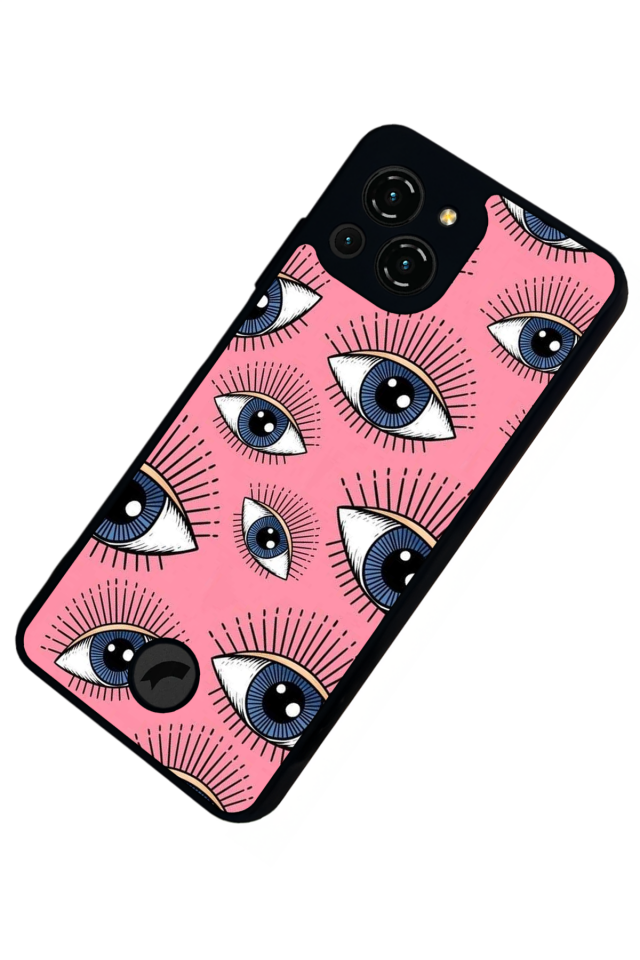 Reeder S23 Pro Max Uyumlu Göz Tasarımlı Glossy Premium Kılıf
