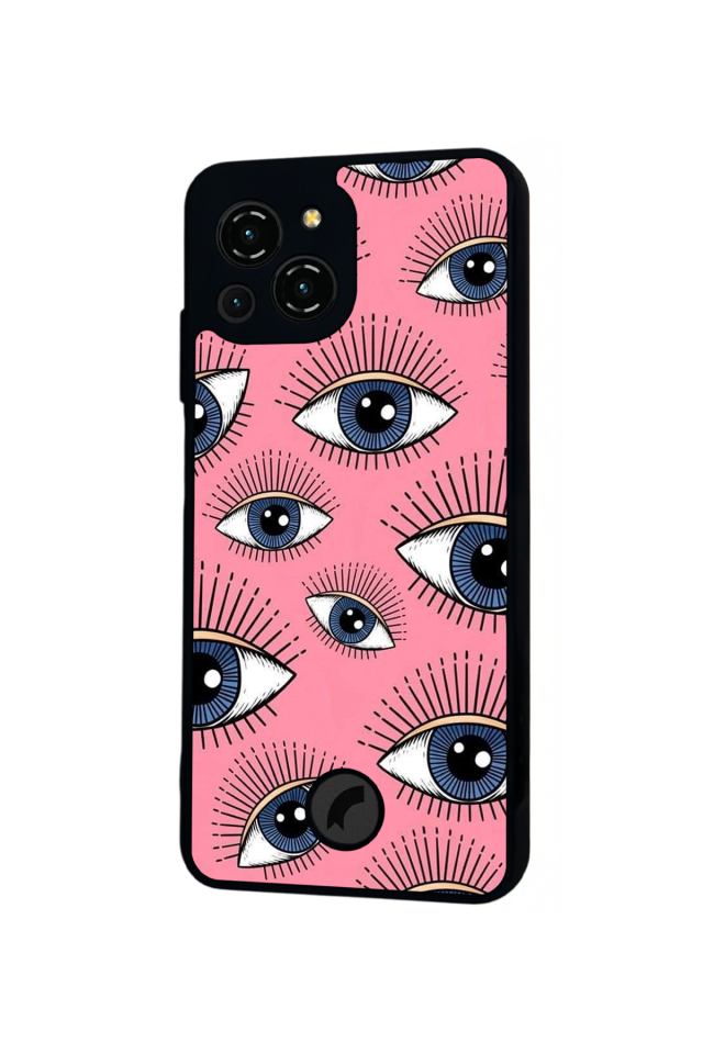 Reeder S23 Pro Max Uyumlu Göz Tasarımlı Glossy Premium Kılıf