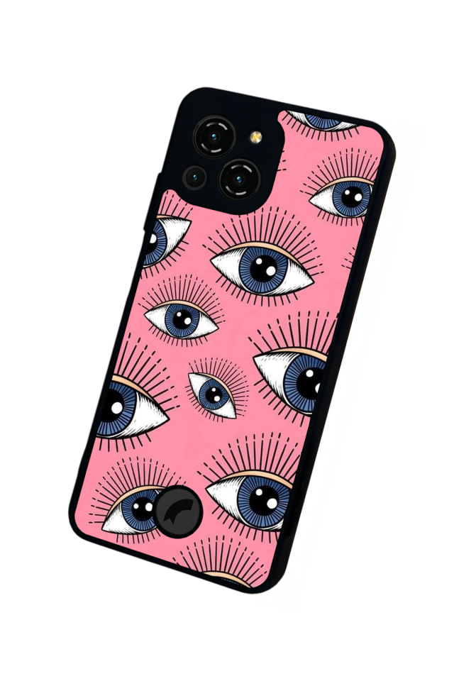 Reeder S23 Pro Max Uyumlu Göz Tasarımlı Glossy Premium Kılıf