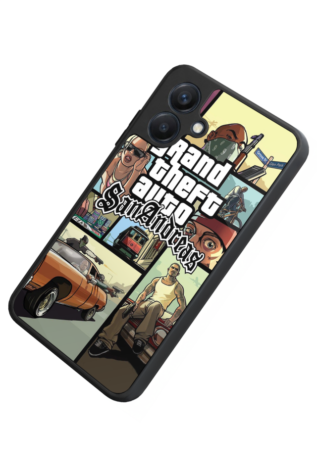 Samsung Galaxy A07 Uyumlu GTA Tasarımlı Glossy Premium Kılıf