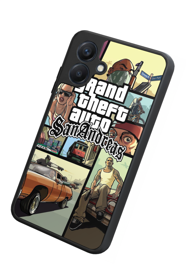 Samsung Galaxy A07 Uyumlu GTA Tasarımlı Glossy Premium Kılıf