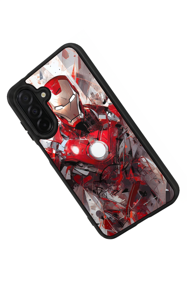 Samsung Galaxy A56 Uyumlu Iron Man ( Demir Adam ) Tasarımlı Glossy Premium Kılıf