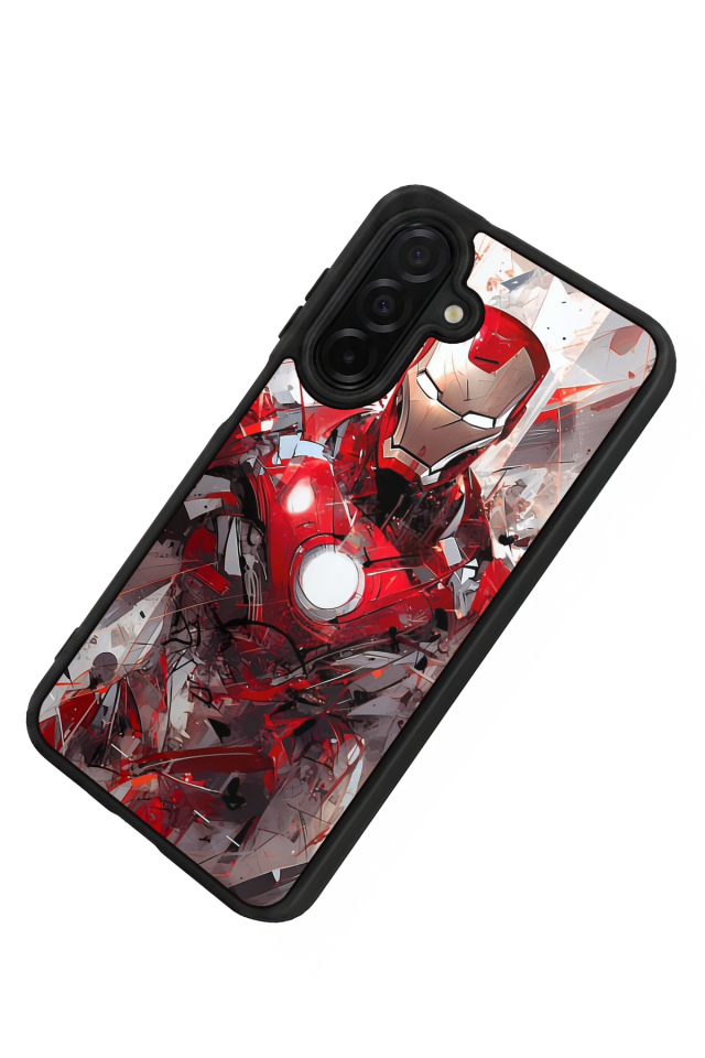 Samsung Galaxy A56 Uyumlu Iron Man ( Demir Adam ) Tasarımlı Glossy Premium Kılıf