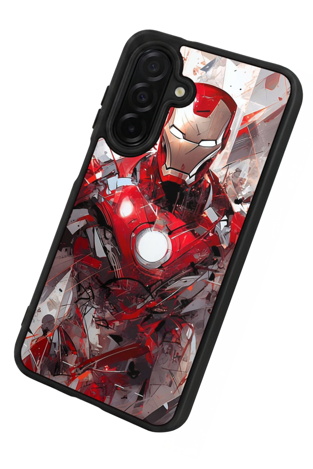 Samsung Galaxy A56 Uyumlu Iron Man ( Demir Adam ) Tasarımlı Glossy Premium Kılıf
