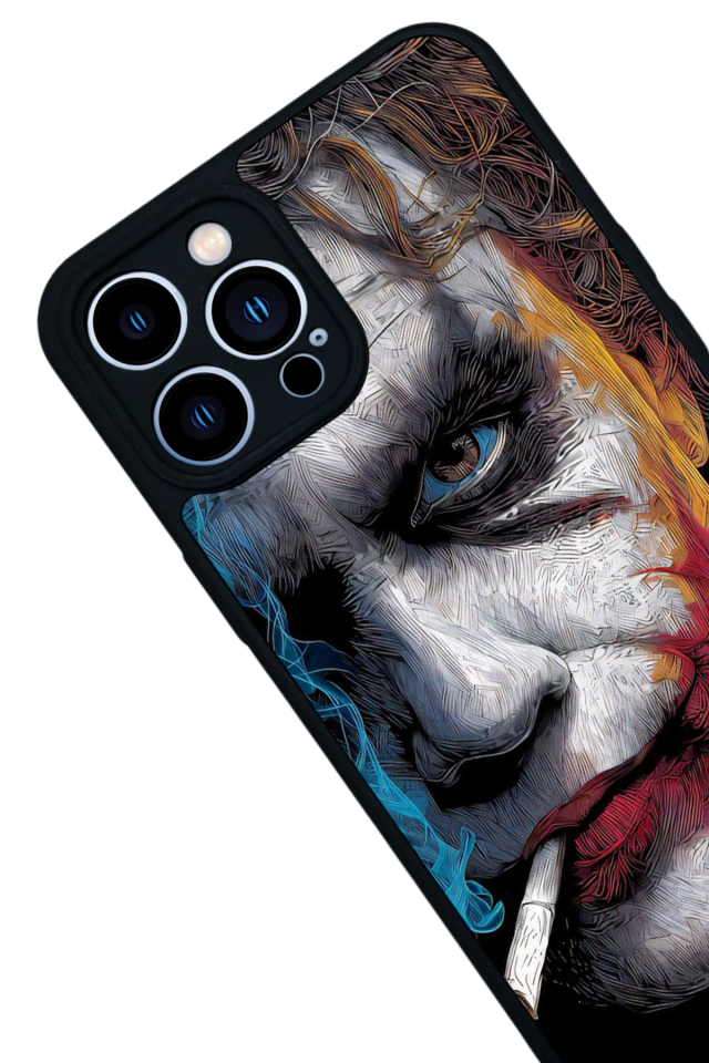 iPhone 12 Pro Max Uyumlu Joker Tasarımlı Glossy Premium Kılıf