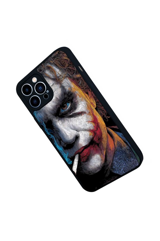 iPhone 12 Pro Max Uyumlu Joker Tasarımlı Glossy Premium Kılıf