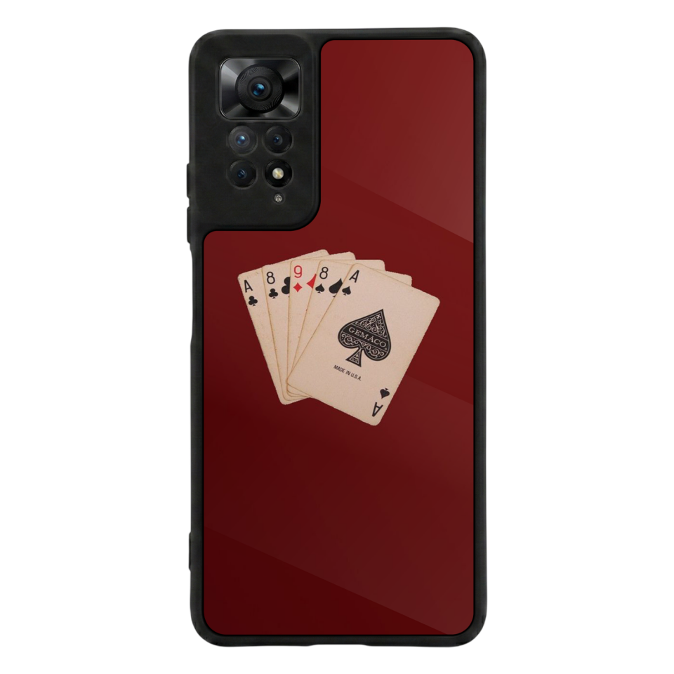Xiaomi Redmi Note 11 Pro Uyumlu Kart Tasarımlı Glossy Premium Kılıf