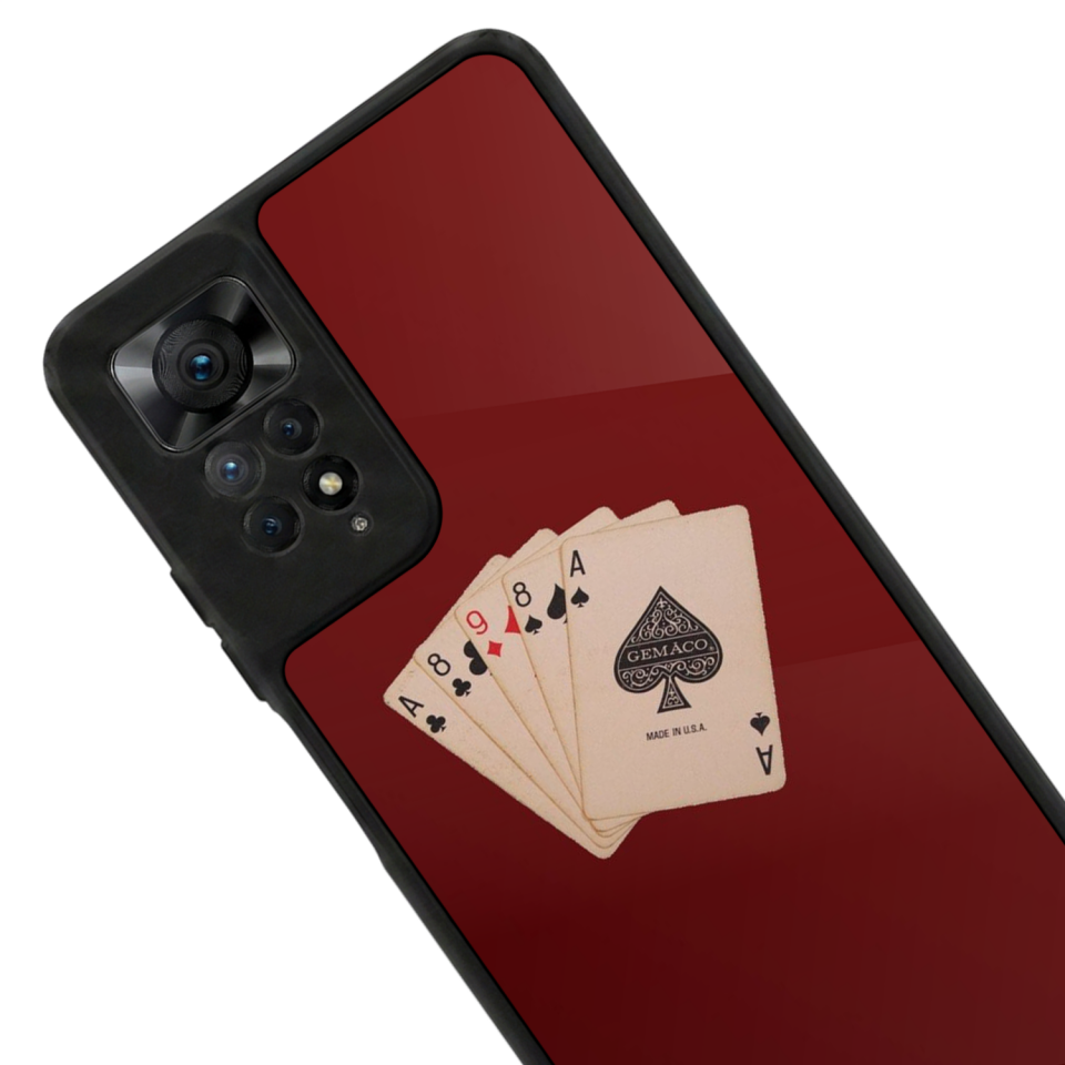 Xiaomi Redmi Note 11 Pro Uyumlu Kart Tasarımlı Glossy Premium Kılıf