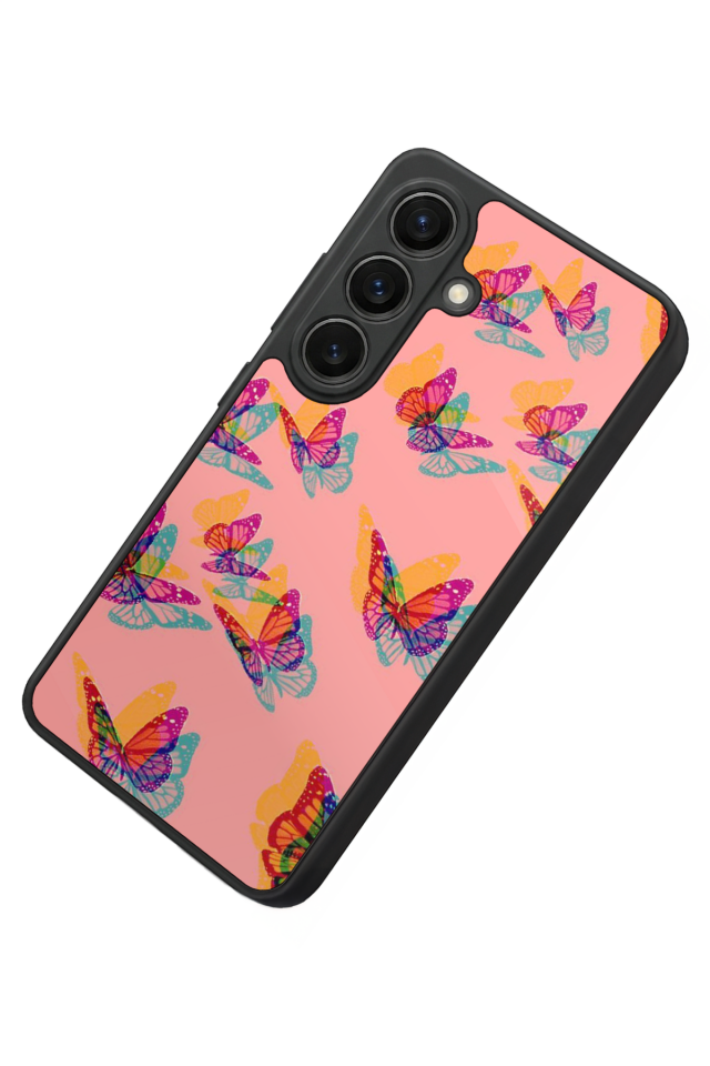 Samsung Galaxy S26 Uyumlu Kelebek Tasarımlı Glossy Premium Kılıf