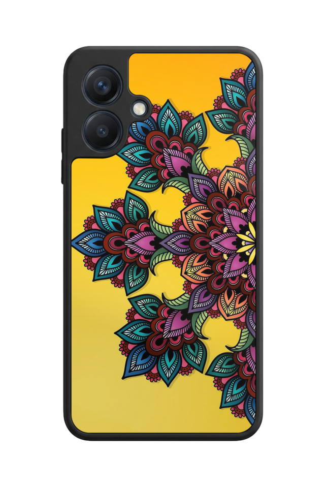 Samsung Galaxy A07 Uyumlu Mandala Tasarımlı Glossy Premium Kılıf