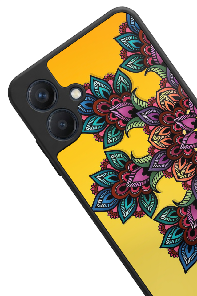 Samsung Galaxy A07 Uyumlu Mandala Tasarımlı Glossy Premium Kılıf