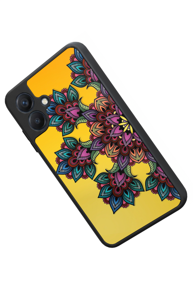 Samsung Galaxy A07 Uyumlu Mandala Tasarımlı Glossy Premium Kılıf
