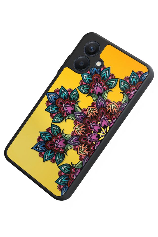 Samsung Galaxy A07 Uyumlu Mandala Tasarımlı Glossy Premium Kılıf