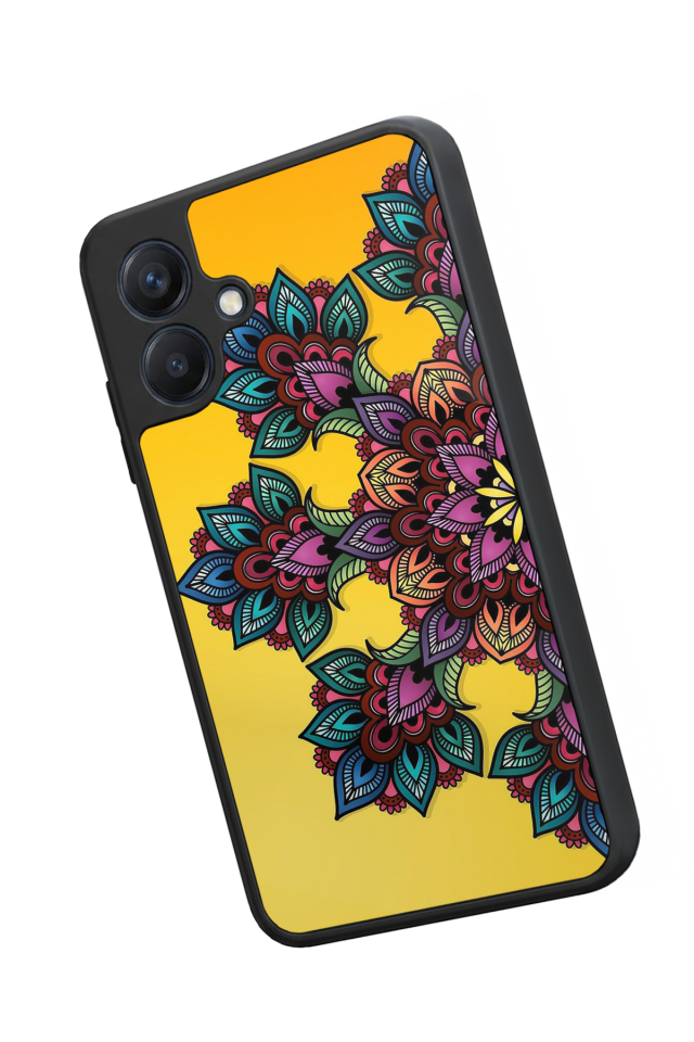 Samsung Galaxy A07 Uyumlu Mandala Tasarımlı Glossy Premium Kılıf