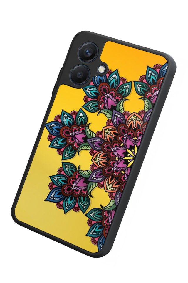 Samsung Galaxy A07 Uyumlu Mandala Tasarımlı Glossy Premium Kılıf