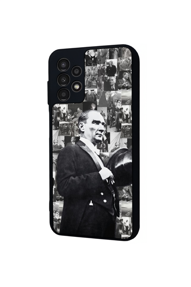 Samsung Galaxy A23 Uyumlu Mustafa Kemal Ataturk Tasarımlı Glossy Premium Kılıf