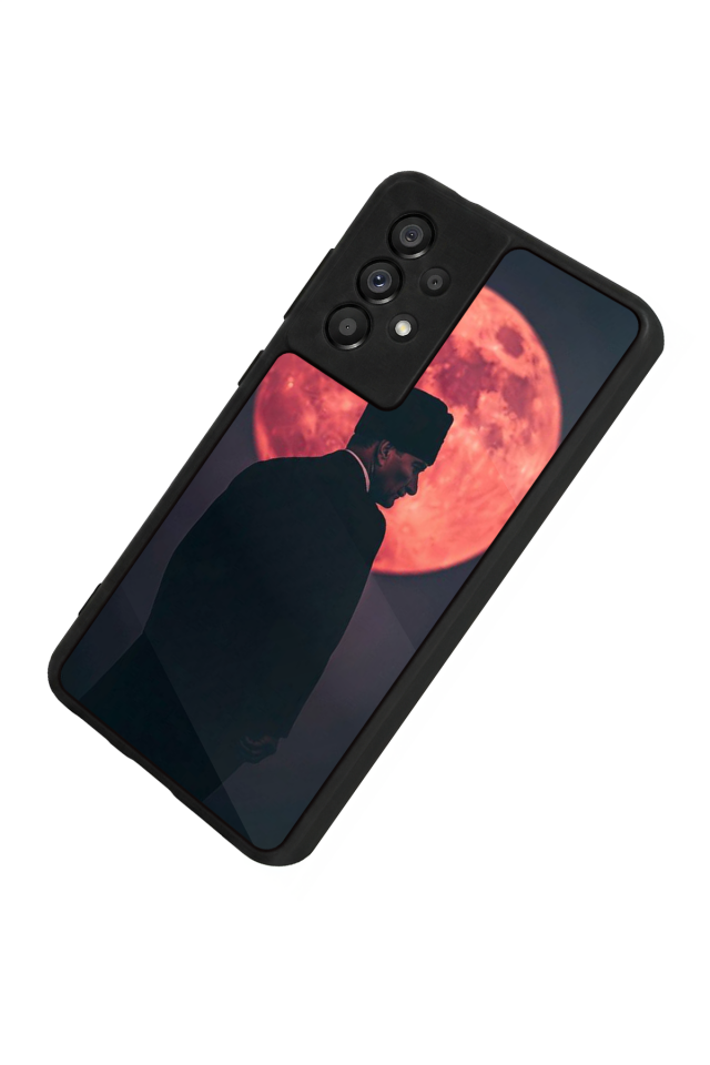 Samsung Galaxy A73 Uyumlu Mustafa Kemal Ataturk Tasarımlı Glossy Premium Kılıf