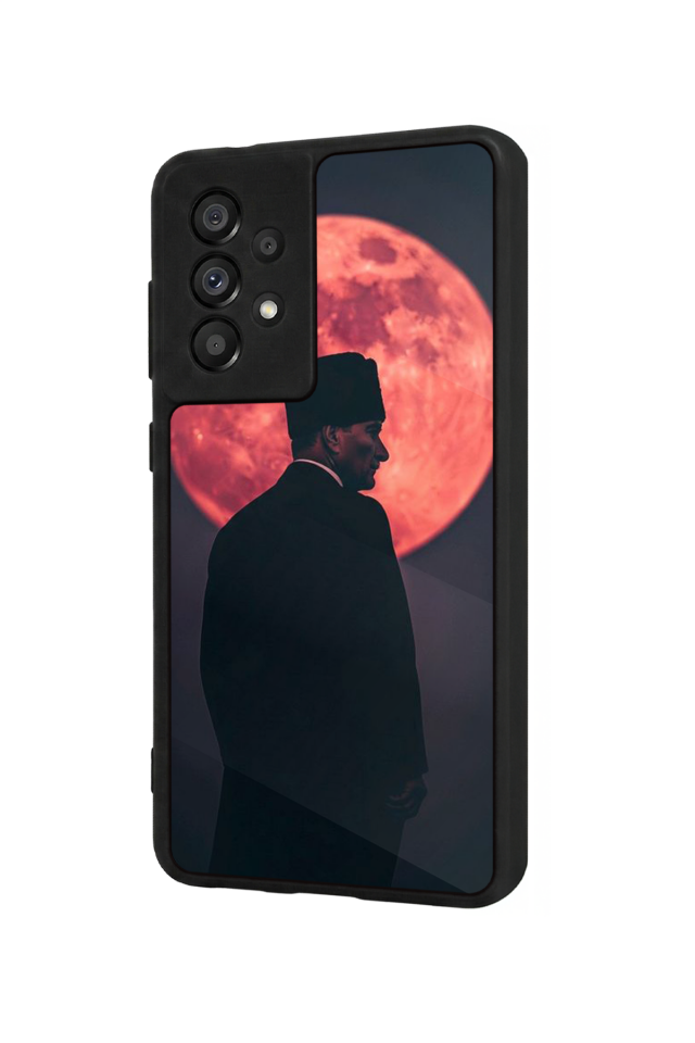 Samsung Galaxy A73 Uyumlu Mustafa Kemal Ataturk Tasarımlı Glossy Premium Kılıf