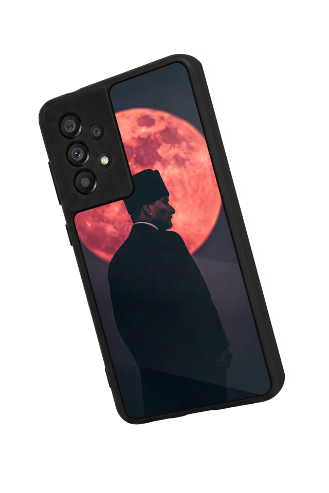 Samsung Galaxy A73 Uyumlu Mustafa Kemal Ataturk Tasarımlı Glossy Premium Kılıf