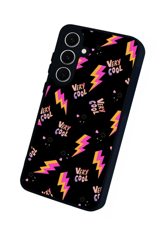 Samsung Galaxy A16 Uyumlu Simsek Tasarımlı Glossy Premium Kılıf