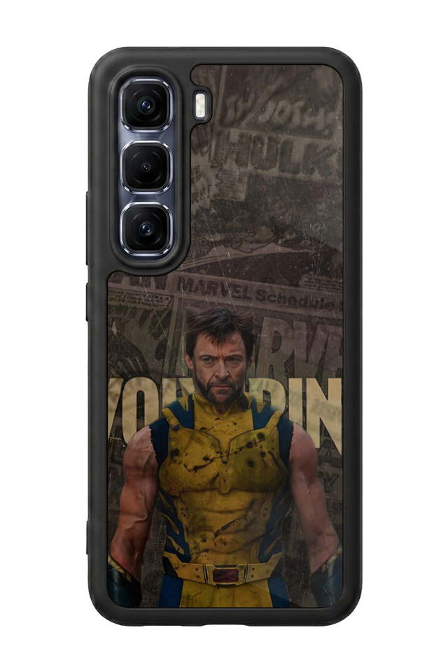 Infinix Hot 60 Pro Plus Uyumlu Wolverine Tasarımlı Glossy Premium Kılıf
