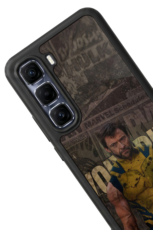 Infinix Hot 60 Pro Plus Uyumlu Wolverine Tasarımlı Glossy Premium Kılıf